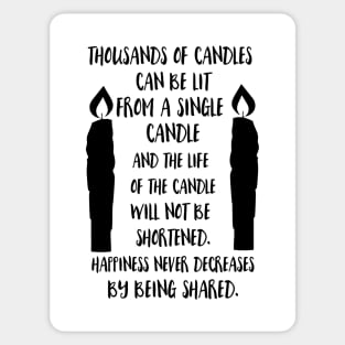 Thousand of candles Sticker